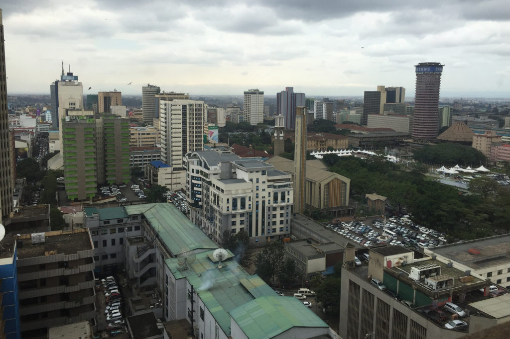 Aerial view of Nairobi, Kenya. - Power Development Africa (Photo courtesy NRECA International)